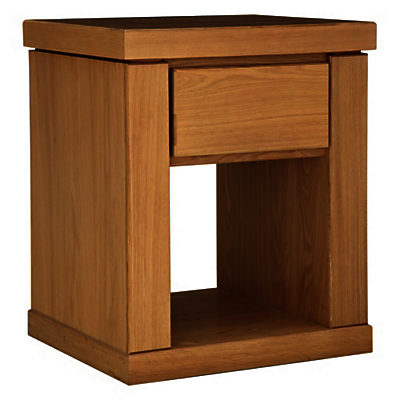 Willis & Gambier Keep 1 Drawer Tea Tray Bedside Cabinet, Oak